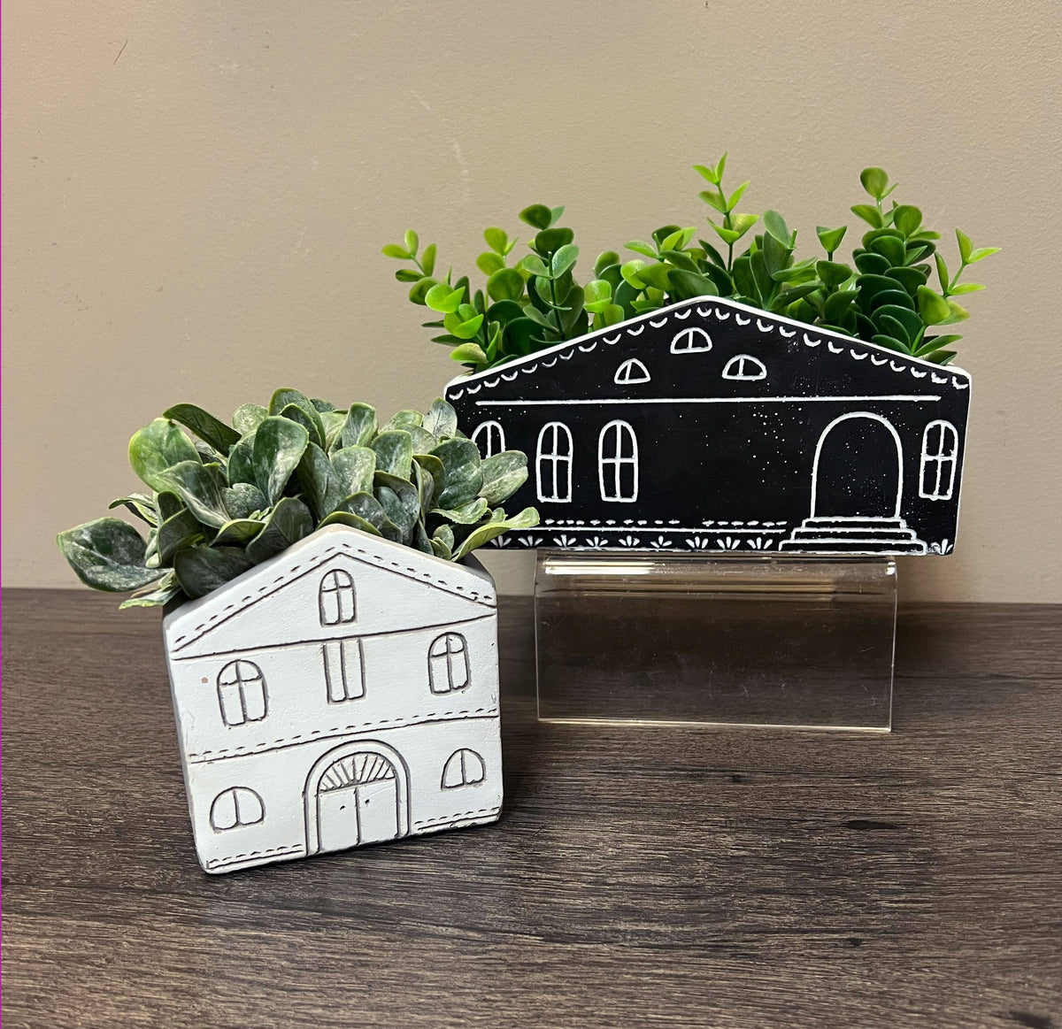 ceramic house planter Small Abode Planter – Circa Boutique + Gifts