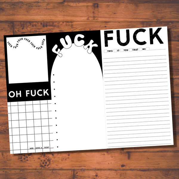 Fuck Notepad (funny, gift )