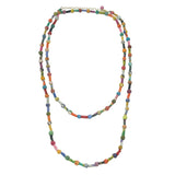 Scrolled & Dotted Kantha Necklace