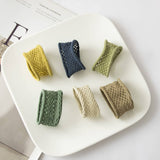 Seamless Boho Mesh Fisherman Net Hair Tie (Set of 6)