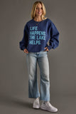 Dk. Blue Life Happens Sweatshirt