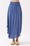 Smocked Waist Flowy Skirt - VNS16762