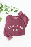 SMALL TOWN GIRL Mineral Graphic Sweatshirt