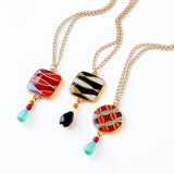 Mid-Century  Style Pendant Necklace