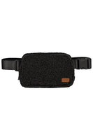 C.C Sherpa Fanny Pack: Light Gray