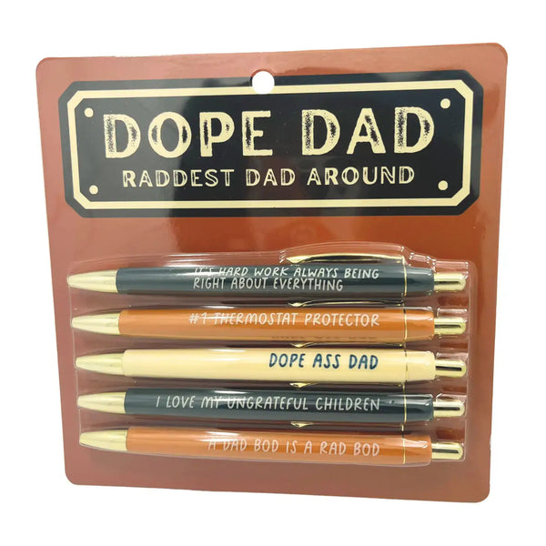 Dope Dad Pen Set (funny, gifts, pens, father's day)