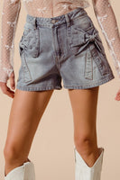 Bow Ribbon Knot Pocket Shorts