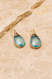 Sarotte Teardrop Earrings | Semi-Precious | 18k Gold Plating