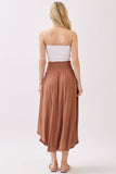 Smocked Waist Flowy Skirt - VNS16762