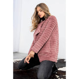 Stripe Plush Coat