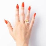 Adjustable Ring - Rainbow Cloud