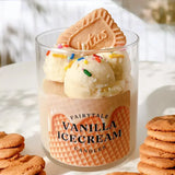 Vanilla Ice Cream Candle 8 oz - Realistic Dessert Candle
