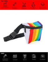 83357: Fanny Pack | Small Ultra-Slim | PRIDE Rainbow Stripe