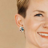 Soft Spring Stud Post Earring - Wholesale