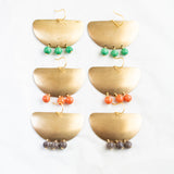 Statement Brass Earrings