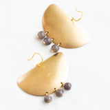 Statement Brass Earrings