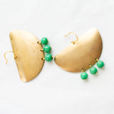 Statement Brass Earrings