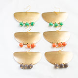 Statement Brass Earrings