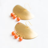 Statement Brass Earrings