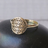 Seed of Life Brass Ring