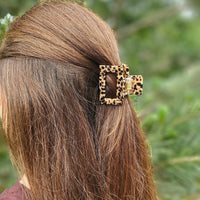 Carly Hair Claw - Cheetah // Fall, Clip, Stocking Stuffer
