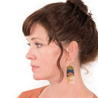 Moonrise Fringe Earrings: Warm