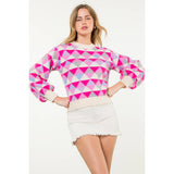 Pattern Knit Sweater