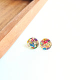 Sophie Studs - Gold Sparkle // Jewelry, Earrings, Holiday