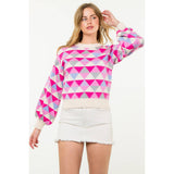 Pattern Knit Sweater