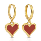 Colorful Heart Drop Huggies