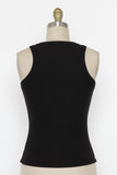 Rib Jersey Basic Tank Top
