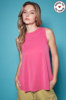 Solid Soft Touch Sleeveless Top (multiple colors)