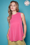Solid Soft Touch Sleeveless Top (multiple colors)