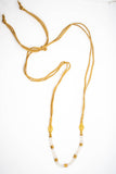 Stone & Leather Necklace