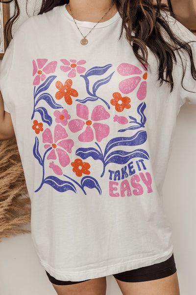 Take it Easy Oversized Graphic