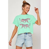 TIGERS  VINTAGE GRAPHIC CROP TOP