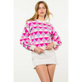 Pattern Knit Sweater
