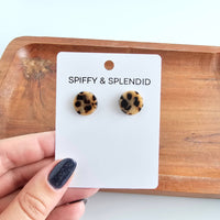 Sophie Studs - Cheetah // Fall, Earrings, Leopard