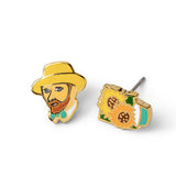 Van Gogh Stud Earrings - Gift for Art History Lovers