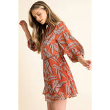 Geo Print Dress