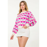 Pattern Knit Sweater