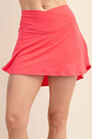 BUTTER SOFT V SHAPED HIGH-WAIST SKORT
