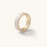 Waterproof Gold Crystal Ring