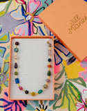 Jewel Tone Beaded Necklace