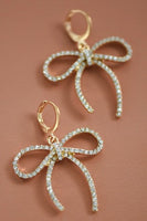 Gold Bow Knot Earrings