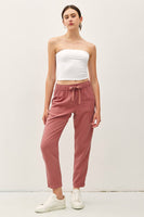 THE LARA TENCEL ANKLE PANTS