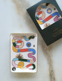 Porcelain Trinket Dish | Rainbow Snake