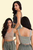 Just Breathe Washed Ribbed Bralette