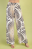 Printed pants - Lt Gray
