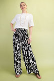 Geometric Print Pants